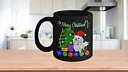 Merry Christmas Maltese Dog Mug