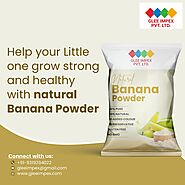 Best dehydrated Banana Powder Exporter Company In India