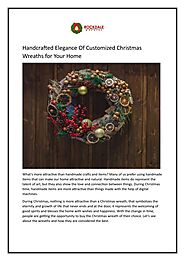 edocr - Handcrafted Elegance Of Customized Christmas Wreaths for Your Home