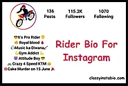 350+ Rider Bio For Instagram in Hindi and English