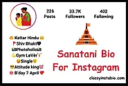 1350+ Sanatani Bio For Instagram in Sanskrit and Hindi