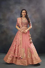 Banarasi Lehengas now available at Best Price with Free Shipping World Wide | Samyakk