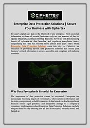 Enterprise Data Protection Solutions | Secure Your Business with Ciphertex