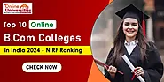 Top 10 Online B.Com Colleges in India 2024