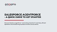 Salesforce Agentforce - A Quick Guide to Get Started - blogs.emorphis