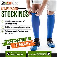 🌟 Discover the Benefits of Compression Stockings at In Step Physical Therapy! 🧦💪