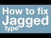 Fix JAGGED TYPE in Adobe Photoshop
