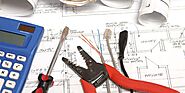 electrical plans and electrician tools