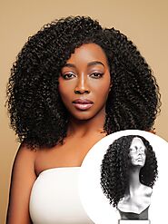 Virgin Brazilian Kinky Curly Lace Front Wig