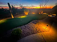 Landscape Lighting in Phoenix, AZ - Crown & Blade Turf