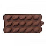 Forma Silicon Pentru Praline, Bomboane Sau Gheata, Bootic®, 21.5x10cm , Maro » Bootic