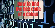 How to find the hex code of a color