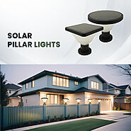 Solar Pillar Lights for Outdoor at Wholesale price Online – Hardoll