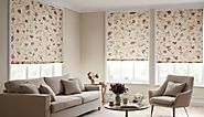 Floral Print Roller Shades | Vistafashions