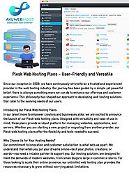 Plesk Web Hosting Plans-AKLWEB HOST LLC Infographic