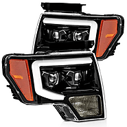 AlphaRex 09-14 Ford F150 LUXX-Series LED Projector Headlights