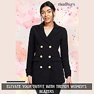 Womens Tailored Blazer Jacket Black