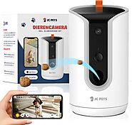 JC Pets Huisdiercamera met App en Snackuitwerper