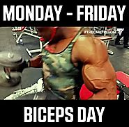 New gif with Blessig Awodibu: Biceps day
