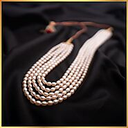 Buy White Real Pearl Jewellery Online in India | Buy South Sea Pearl Jewellery Set Online in India