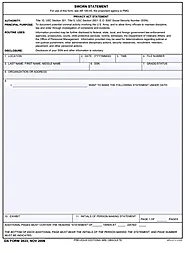 Sworn Statement Template | Free Word & Excel Templates