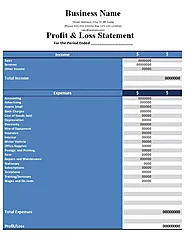 Income Statement Template | Free Word & Excel Templates