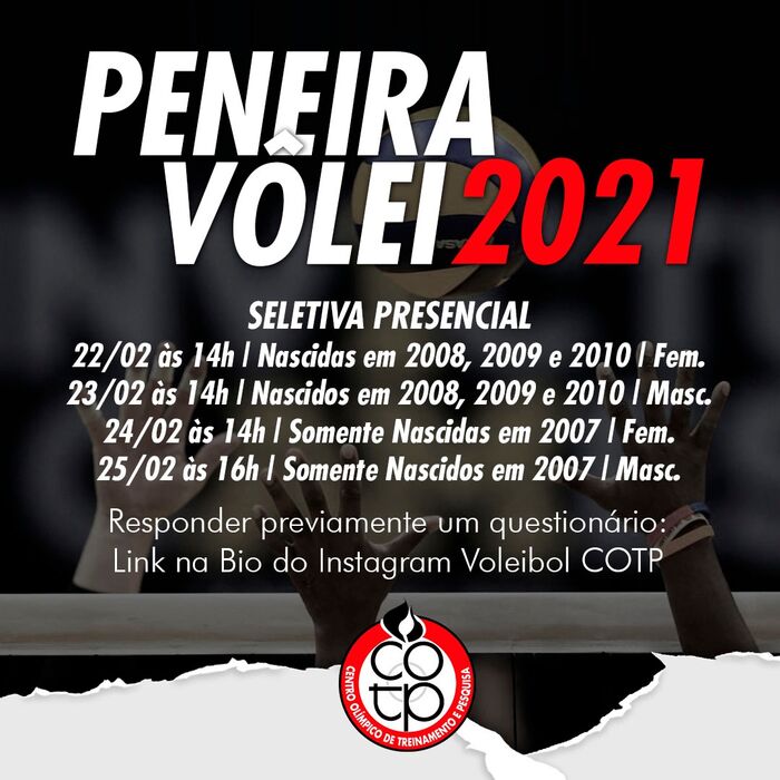 Confira as datas das peneiras do vôlei da Sogipa em 2017