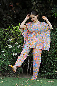Kaftan Pajama Set || Kaftan night suit – Papayawhims