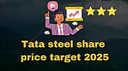 Tata steel share price in 2025