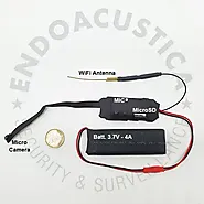 4G LTE Audio Video Transmitter Spy Camera | Endoacustica