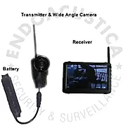 A/V wireless spy camera kit with DVR receiver