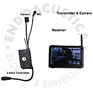 1W wireless micro camera spy kit | Endoacustica