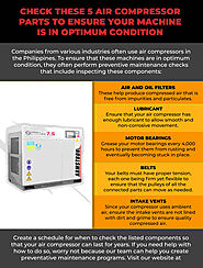 CHECK THESE 5 AIR COMPRESSOR PARTS TO ENSURE YOUR MACHINE IS IN OPTIMUM CONDITION