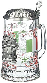 M. CORNELL IMPORTERS 5966 Glass Italy Stein