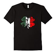 4 Leaf Clover Shamrock Irish Italian Pride T-Shirt