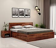 Buy King Size Bed Online @Upto 70% Off | Wooden Street