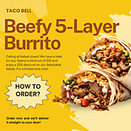 Taco Bell Beefy 5-Layer Burrito 2024 -