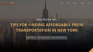 PPT - Tips for Finding Affordable Prom Transportation in New York PowerPoint Presentation - ID:13544358