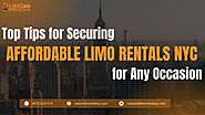 edocr - Top Tips for Securing Affordable Limo Rentals NYC for Any Occasion