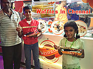 Belgian Lolly Waffles in Chennai Best waffle place, Pan Cake