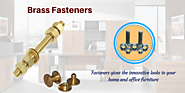 Brass fasteners are used in furniture for innovative look