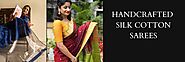 Handcrafted Silk Cotton Sarees: Kanchipuram, Venkatagiri & More – THE INDIAN MOTIF