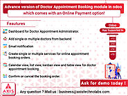 Doctor Appointment Booking in odoo, Clinic Website Appointment Booking in Odoo, calendar booking slot, Patient appoin...