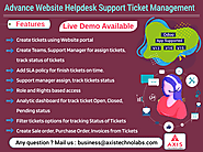 Advance Website Helpdesk Support Ticket Management in Odoo, Manage your customer ticket support, Create Sale Orders, ...