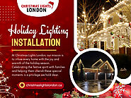 Holiday Lighting Installation