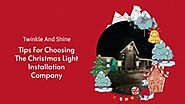 Christmas Light Installation Company