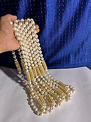 Exploring the Elegance of Kalawati Moti Mala Designs in Gold