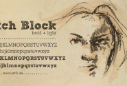 Sketch Block Font and @Font-Face Web Font by Artill Typs | Fontspring