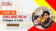 Top 10 online bca colleges in india 2024