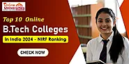 Top 10 Online BTech Colleges in India 2024